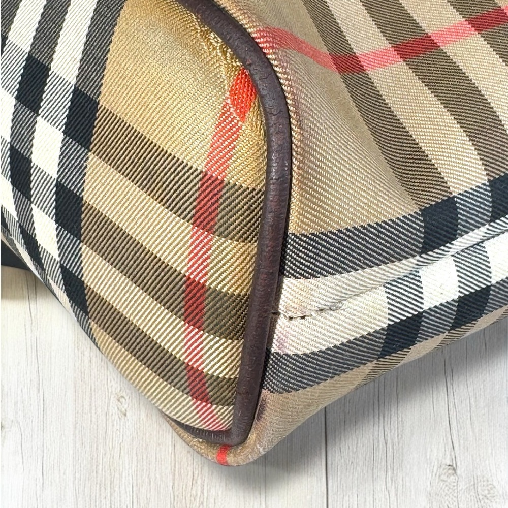 Burberry's Vintage Autre Marque Nova Check Large Tote Bag with COA - Picture 9 of 16